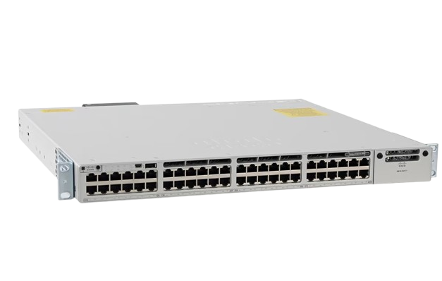 CİSCO C9300-48UXM-E / 12X 36M UPOE /12x10GbE 36x2.5G SWİTCH 