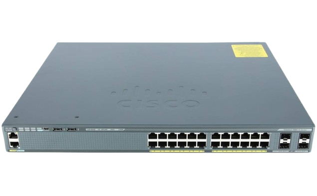 Cisco Catalyst C2960X-24PS-L 24 GbE PoE 370W, 4 x 1G SFP 