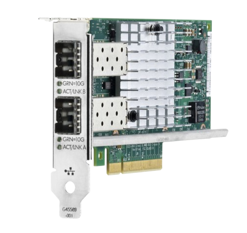 HPE 560SFP+ Dual Port 10G SFP+ (X520-DA2) Ethernet PN:669279-001 