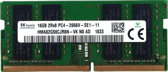 16GB 2Rx8 2666V DDR4 ECC 21300MhZ RAM 