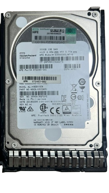 HPE 300GB 10K 12G 2.5